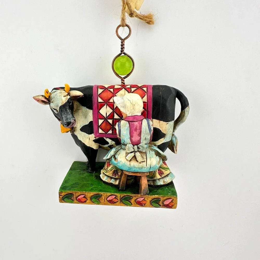8 Maids Milking Jim Shore Heartwood Creek 12 Days of Christmas Ornament 2005